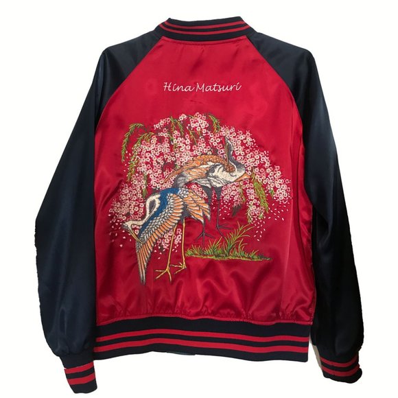 Zara | Reversible Embroidered Bomber Jacket - Picture 4 of 7